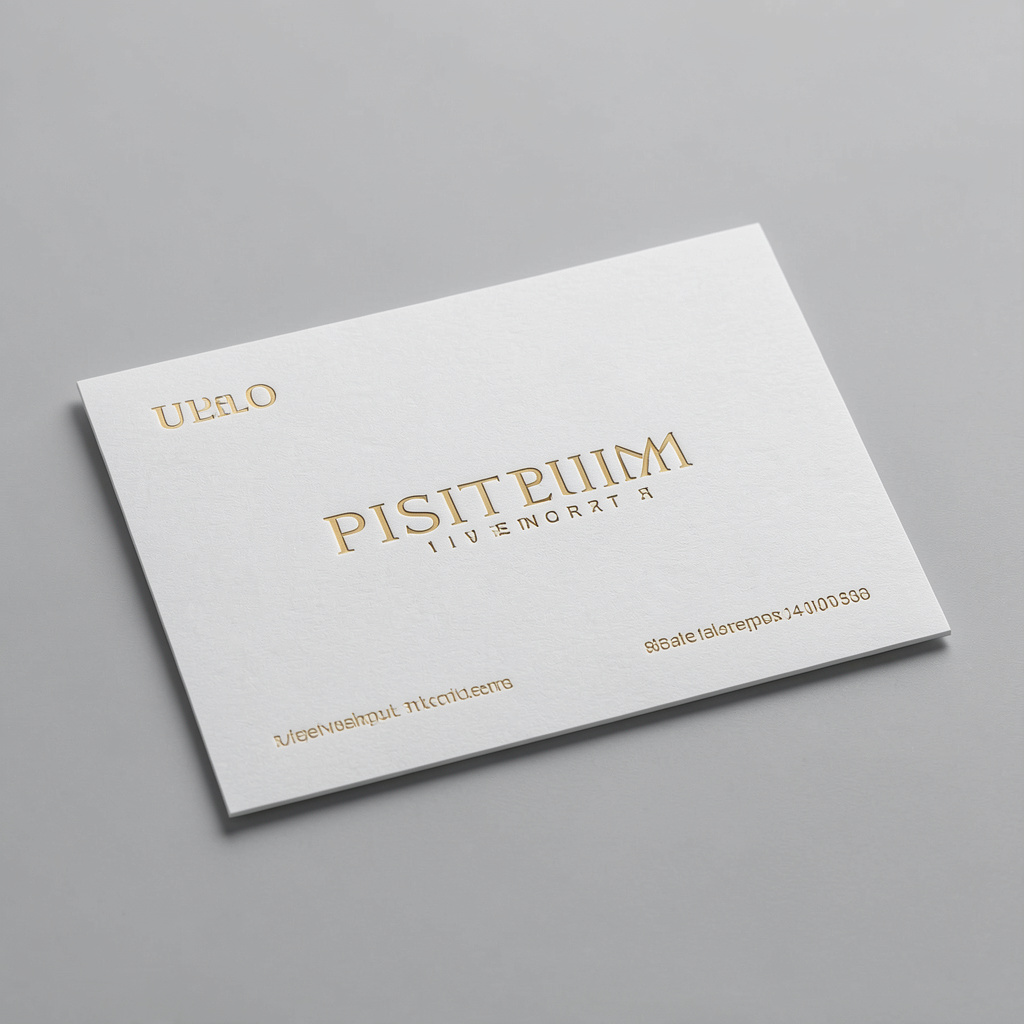 Premium visittkort med høy kvalitet